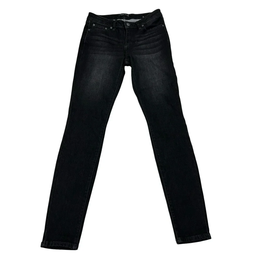 prAna‎ London Jeans Women's 4/27 Black Dark Wash Denim 30